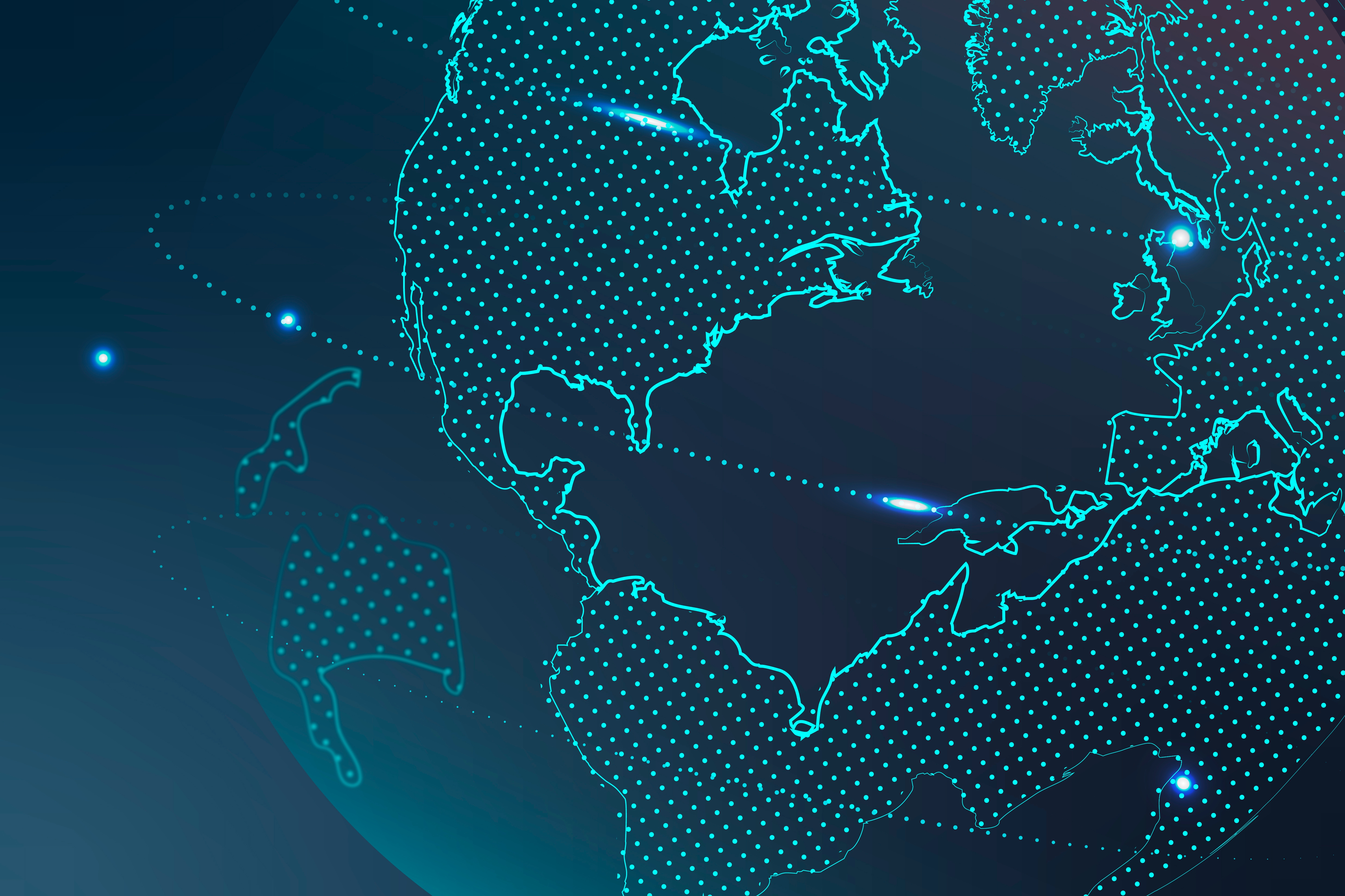 Global map showing Indikaara's worldwide export network